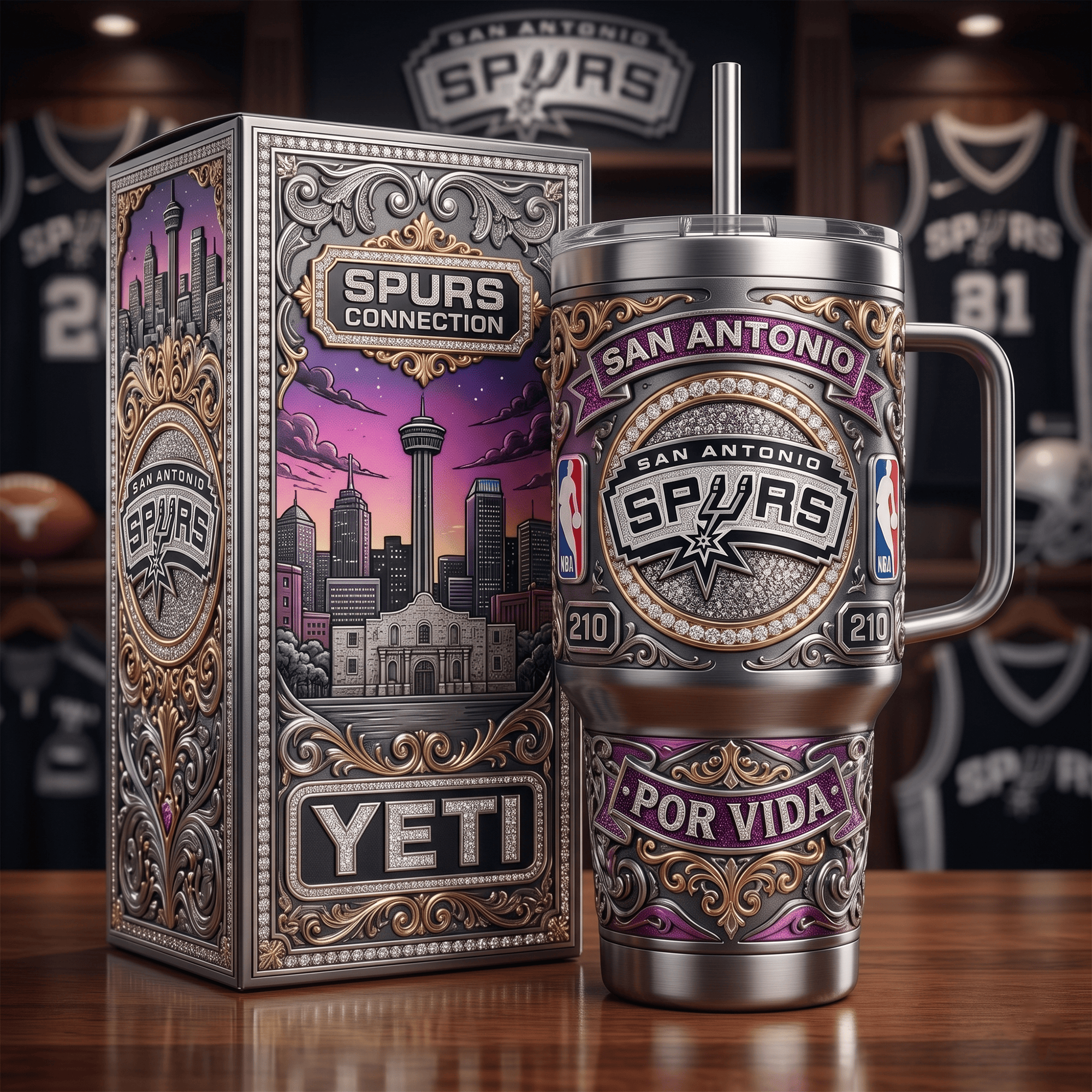SAS 40oz Tumbler With Handle LNTH