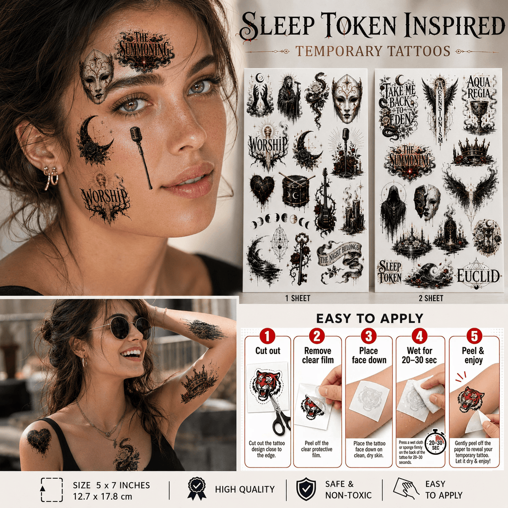 SLTK Premium Temporary Tattoo HTTT