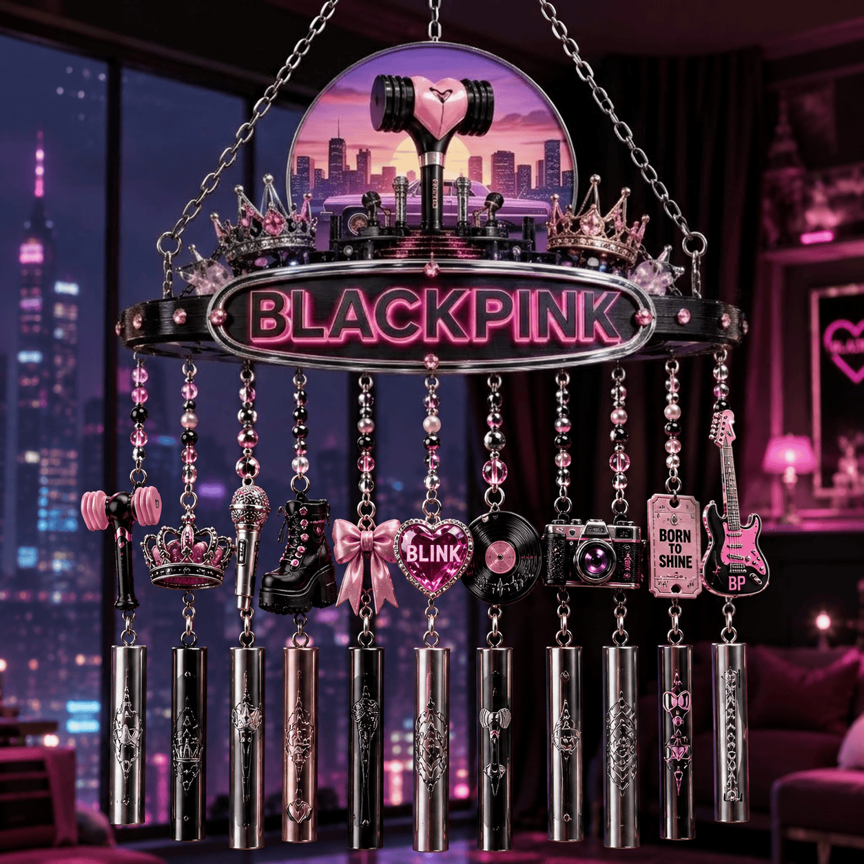 Premium BLPK Wind Chime PDL