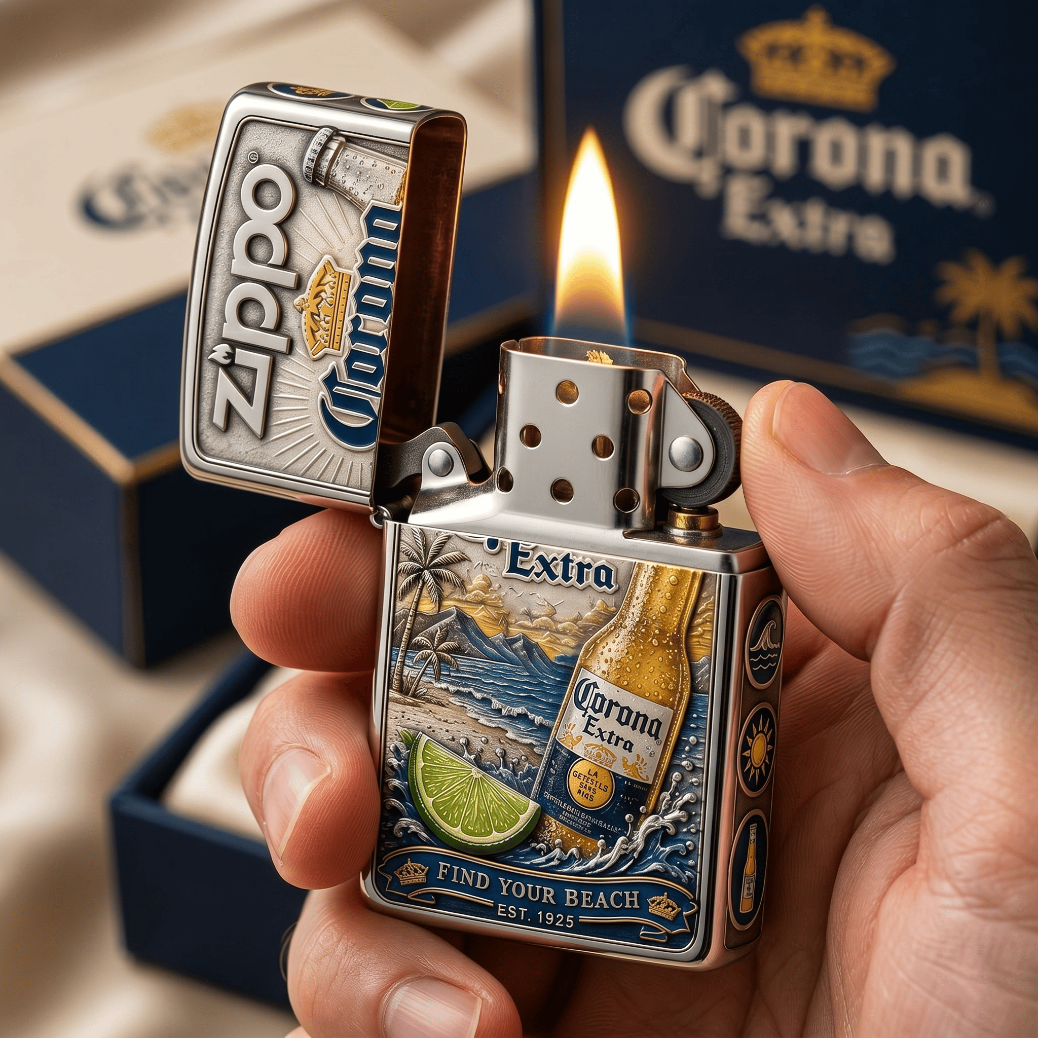 Premium CRNB Zippo Lighter TNSM