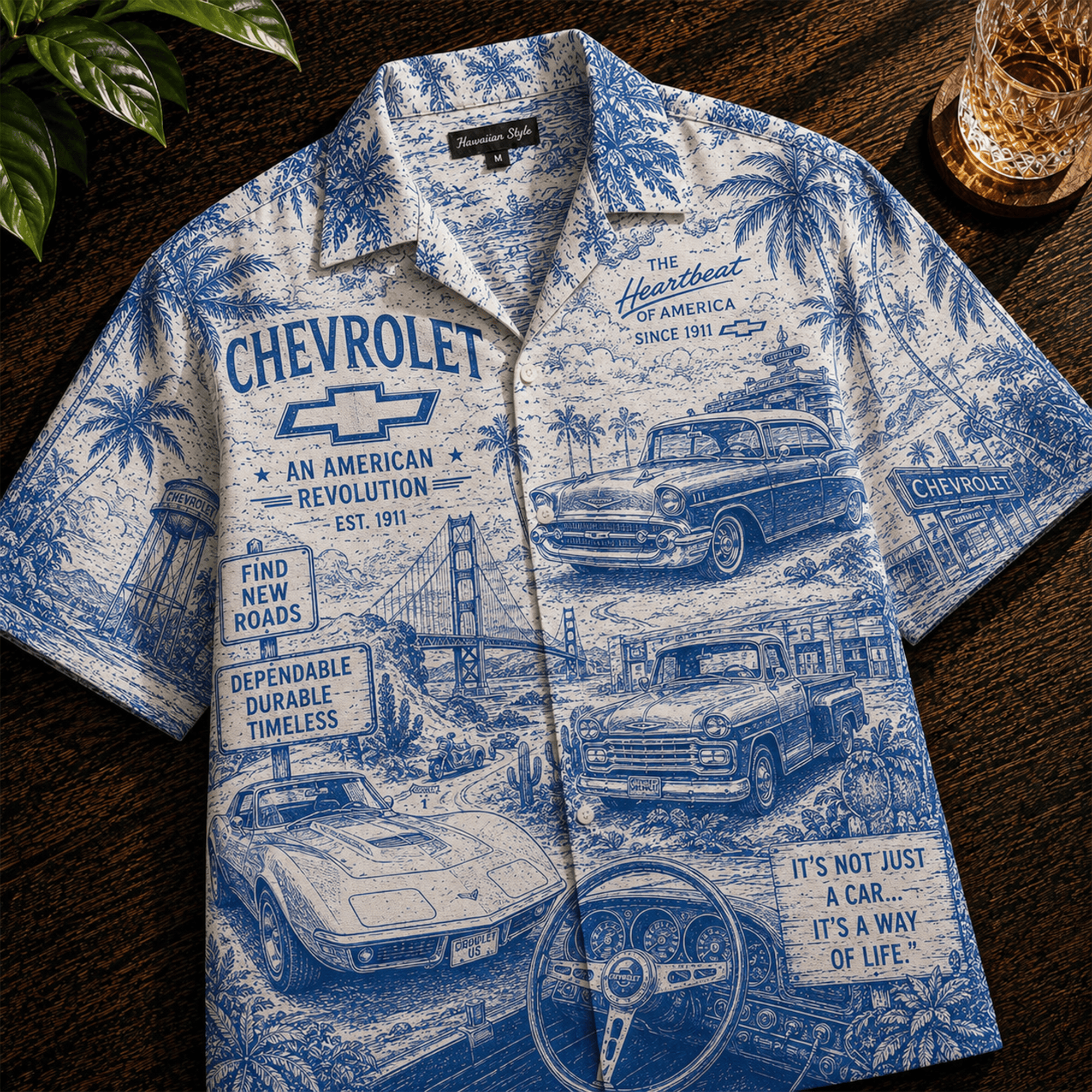PREMIUM CRCE HAWAIIAN SHIRT LNTH
