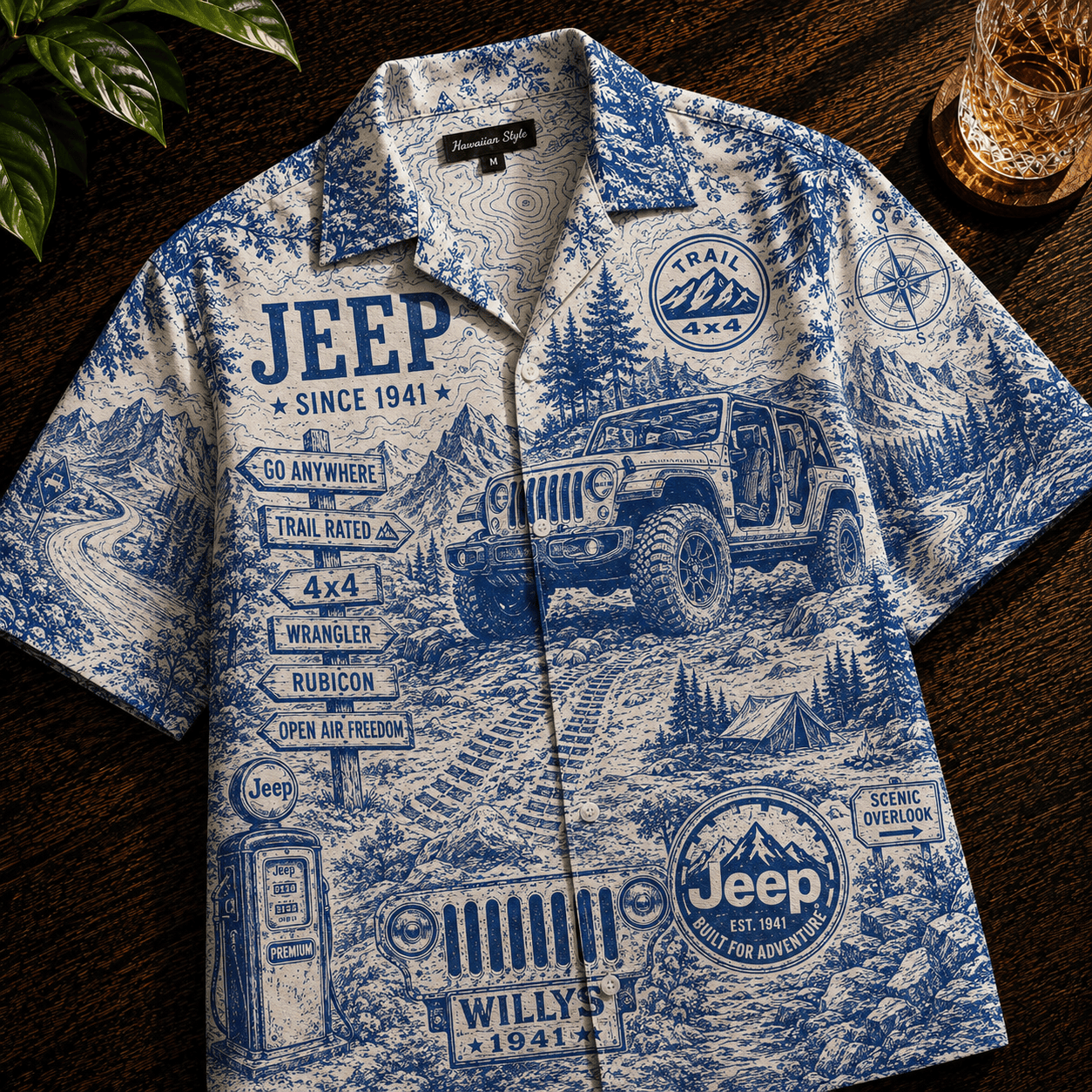 PREMIUM JEP HAWAIIAN SHIRT LNTH