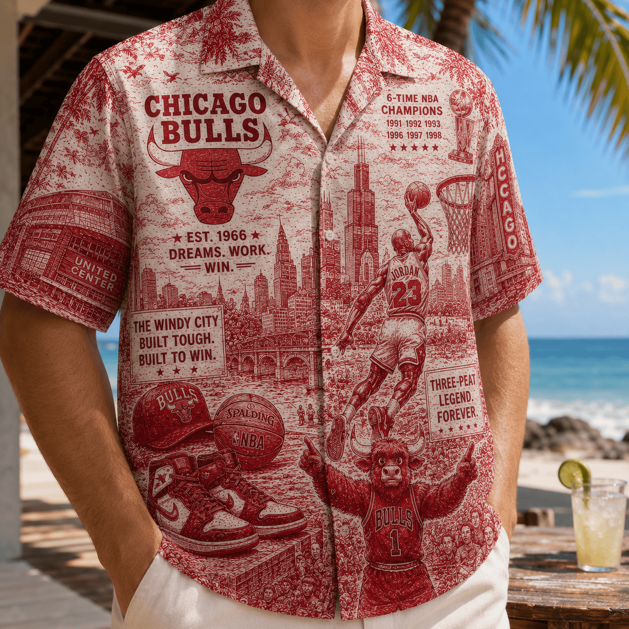 PREMIUM CGB HAWAIIAN SHIRT TTNL