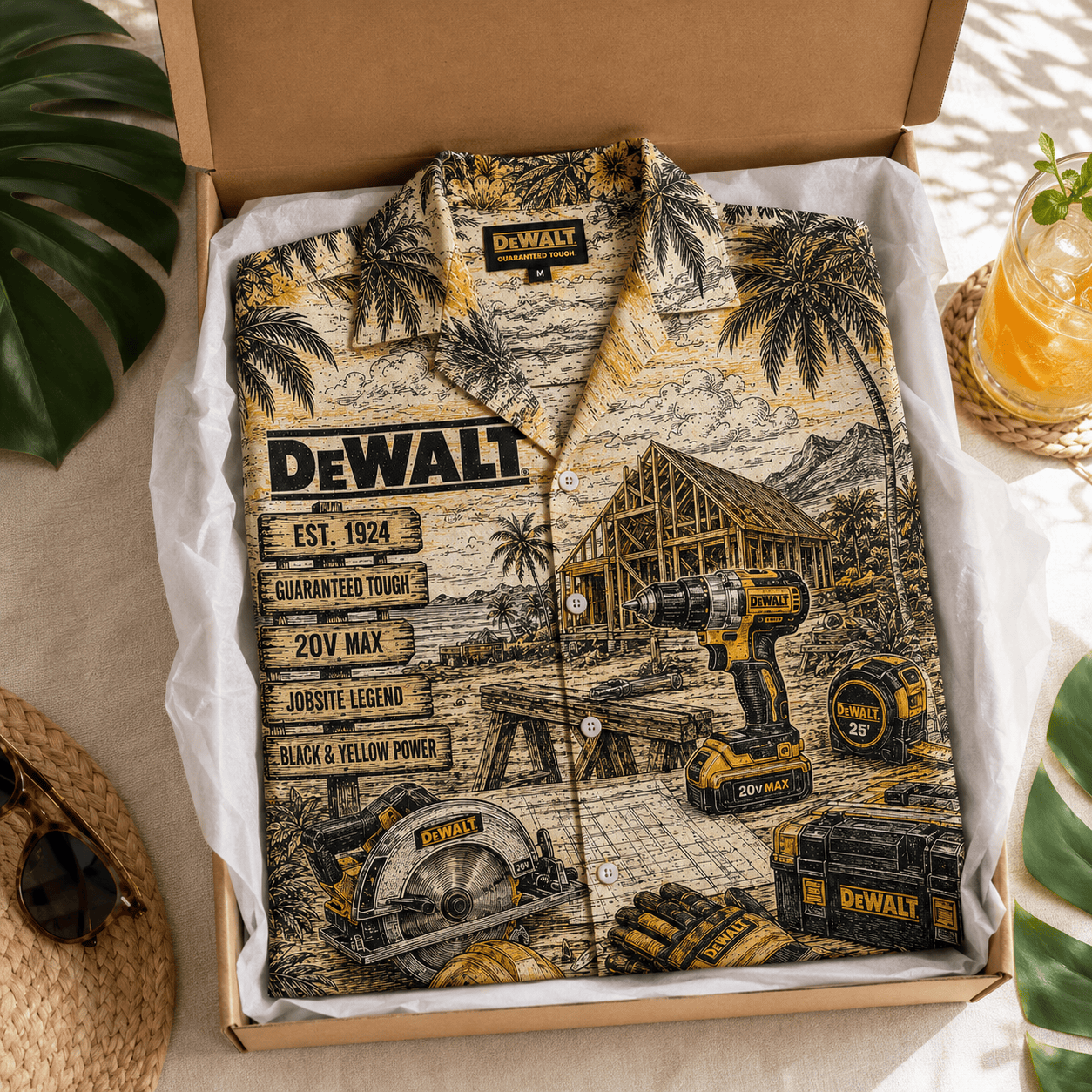 PREMIUM DWT HAWAIIAN SHIRT LNTH