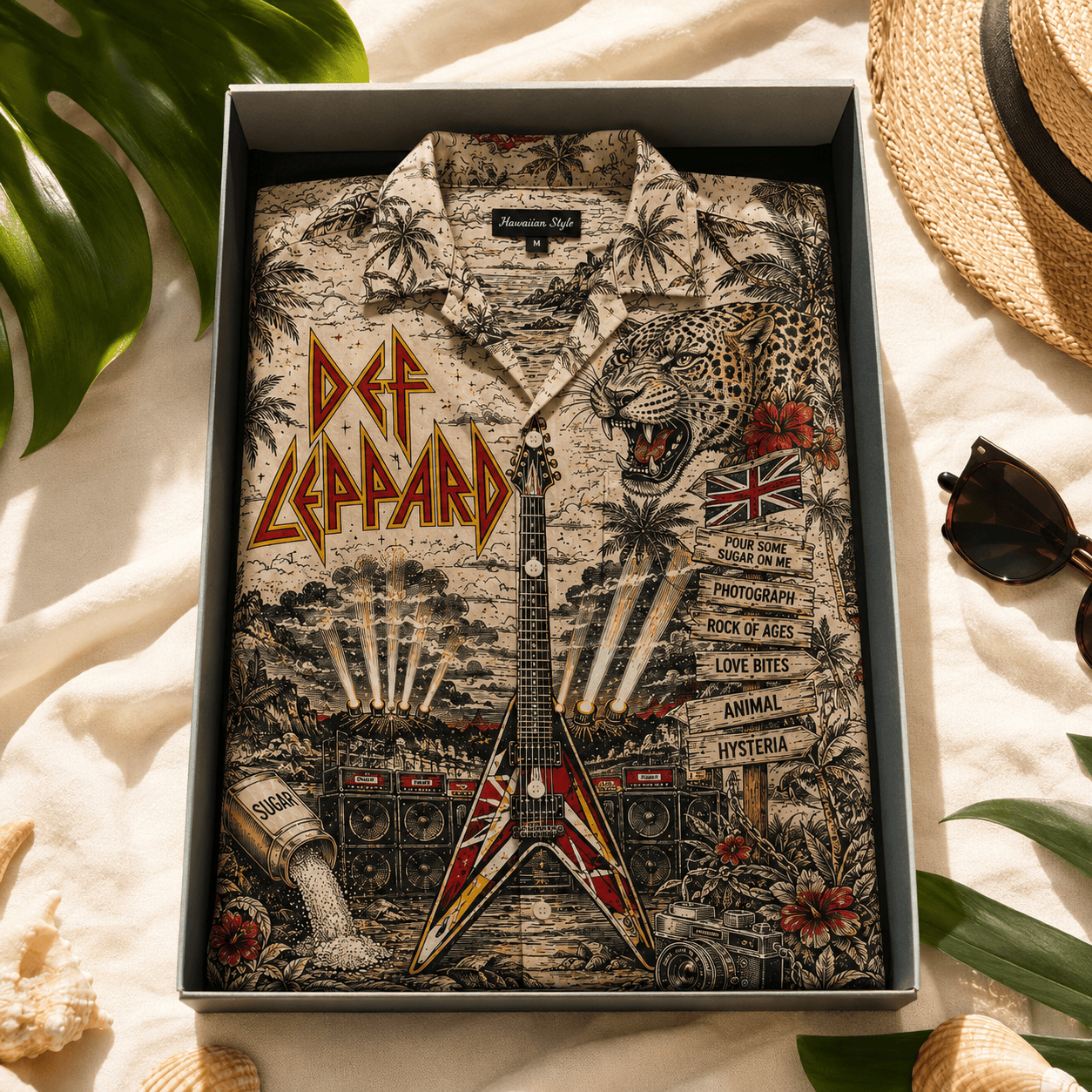 PREMIUM DLPR HAWAIIAN SHIRT LNTH