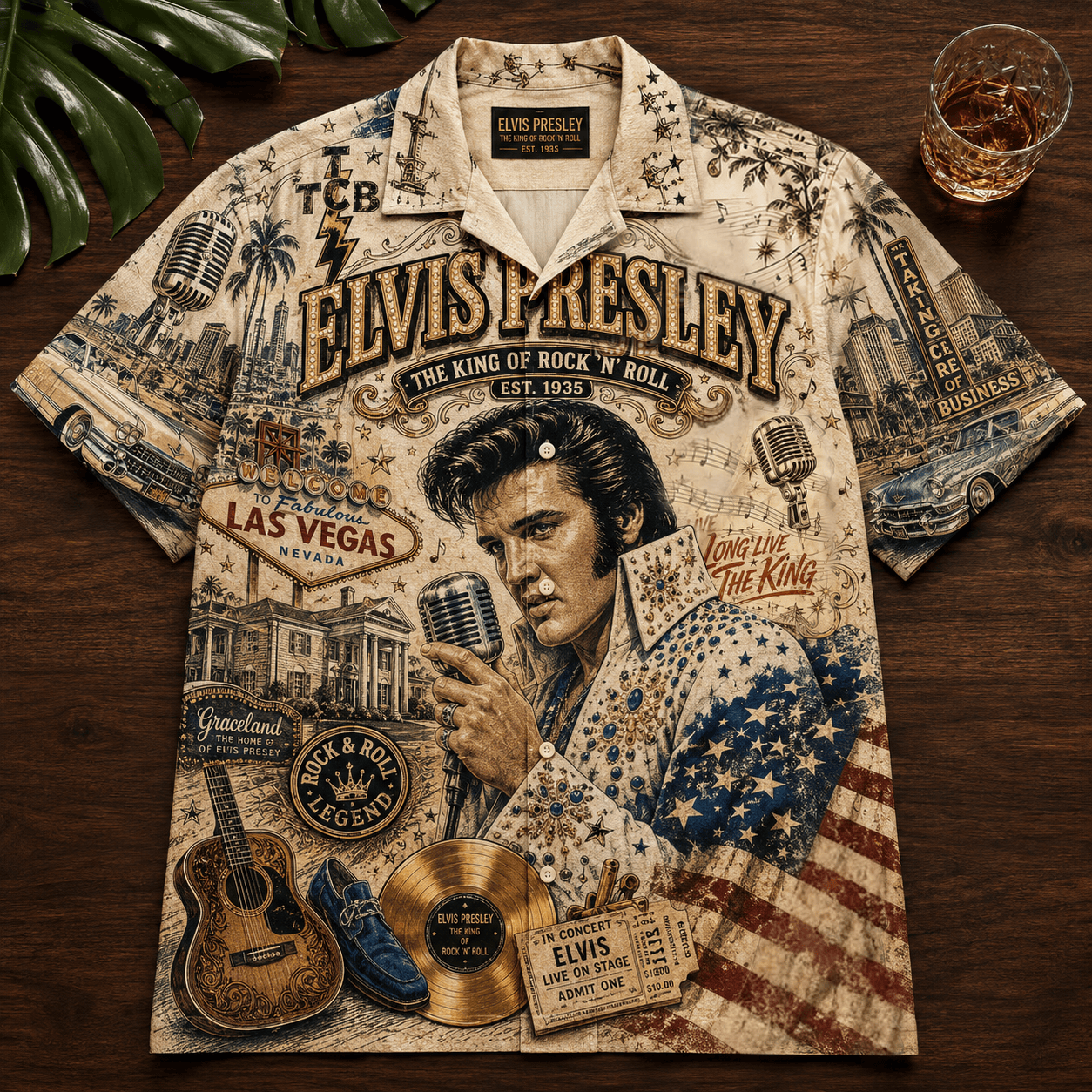 PREMIUM ELV HAWAIIAN SHIRT PDL