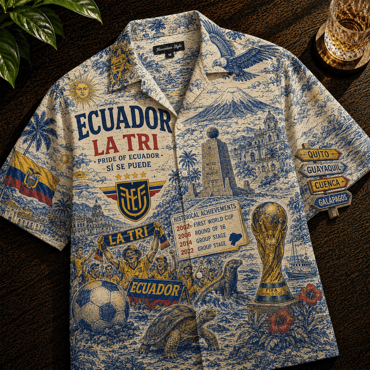 PREMIUM ECDF HAWAIIAN SHIRT HQH