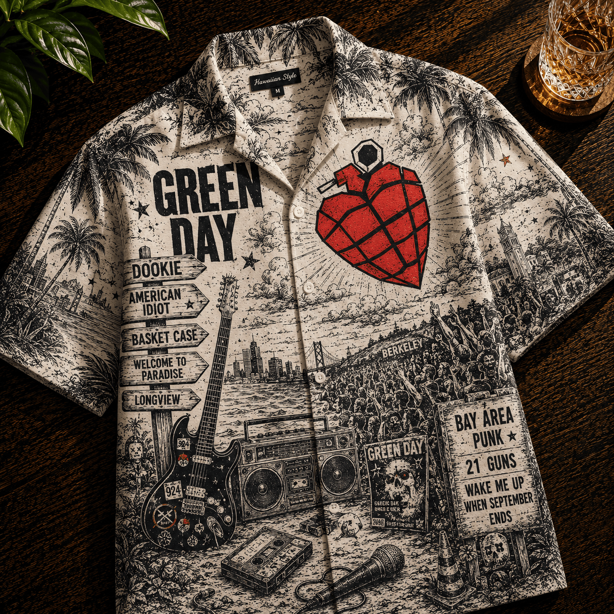 PREMIUM GRD HAWAIIAN SHIRT TTNL