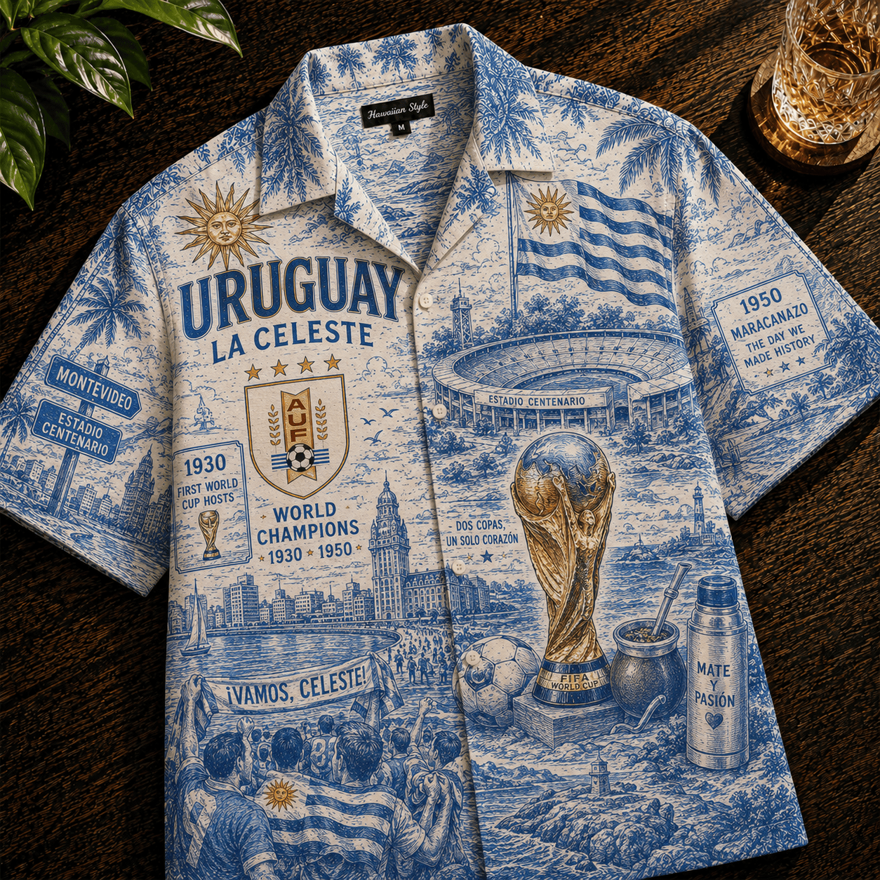 PREMIUM AUF HAWAIIAN SHIRT HQH