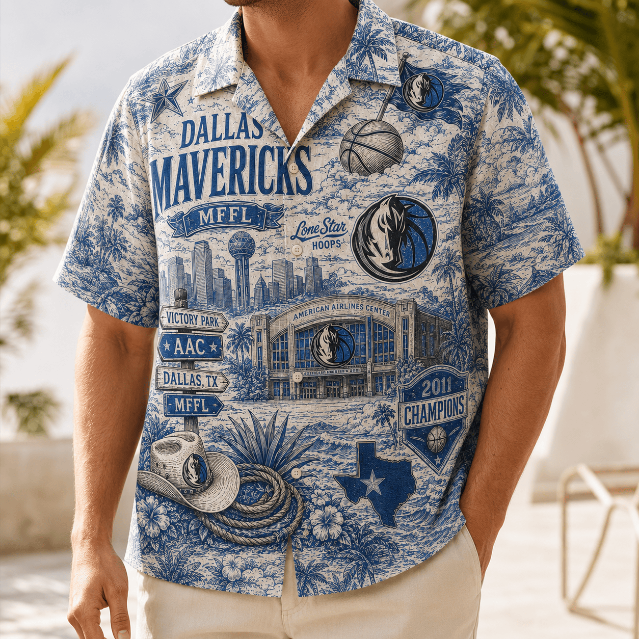 PREMIUM DLMV HAWAIIAN SHIRT TTNL