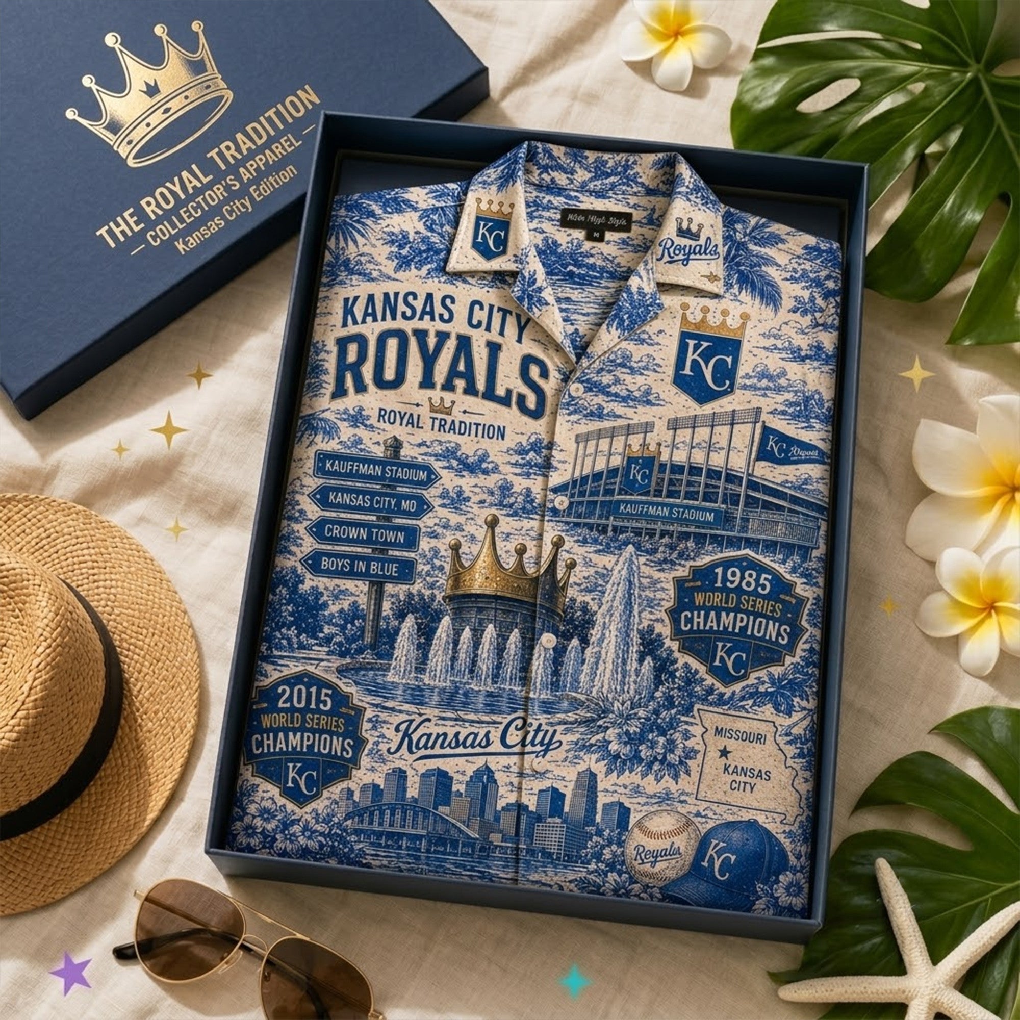 PREMIUM KCR HAWAIIAN SHIRT TTNL