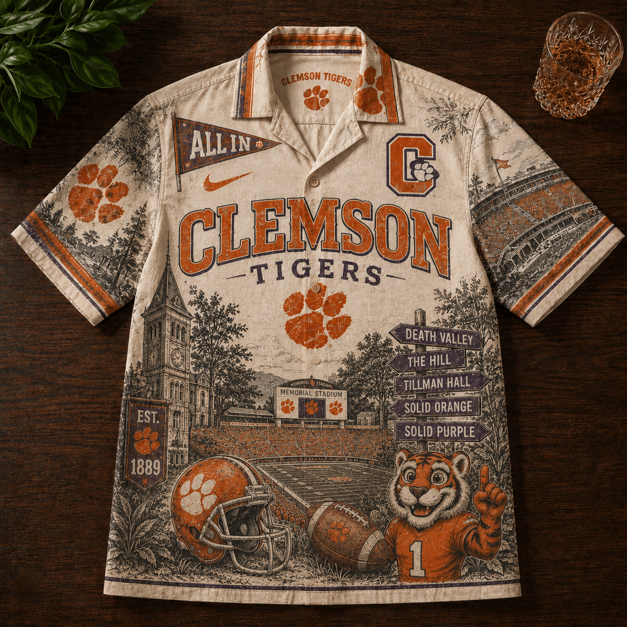 PREMIUM CTFB HAWAIIAN SHIRT PDL